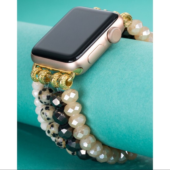 Jewelry - ✨LAST ONE✨Beaded  Apple Watch Band-Dalmatian